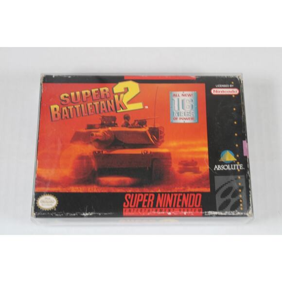 Super Battletank 2 (Super Nintendo Entertainment System, SNES) CIB Complete - Picture 1 of 12